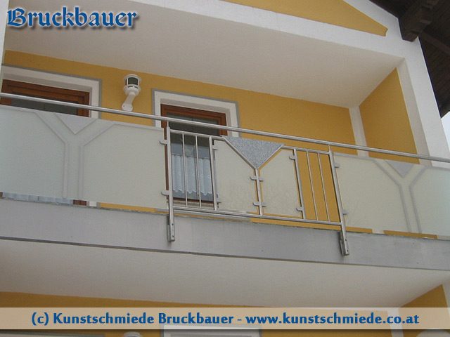 Edelstahl-Balkon
