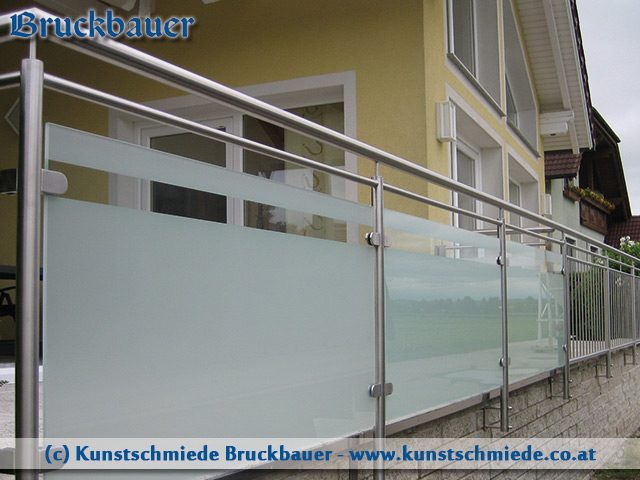 Edelstahl-Balkon