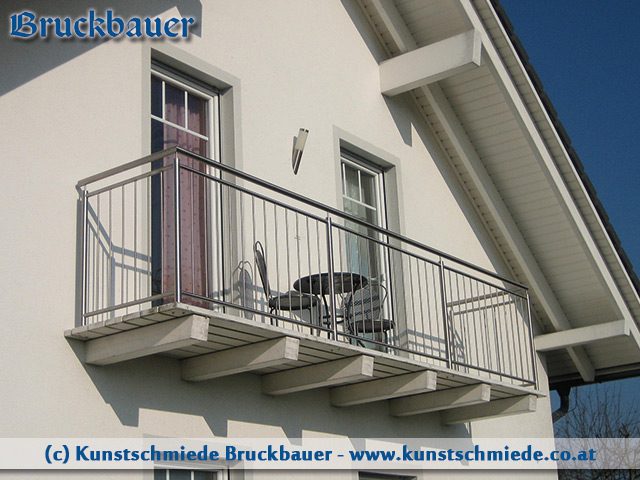 Edelstahl-Balkon