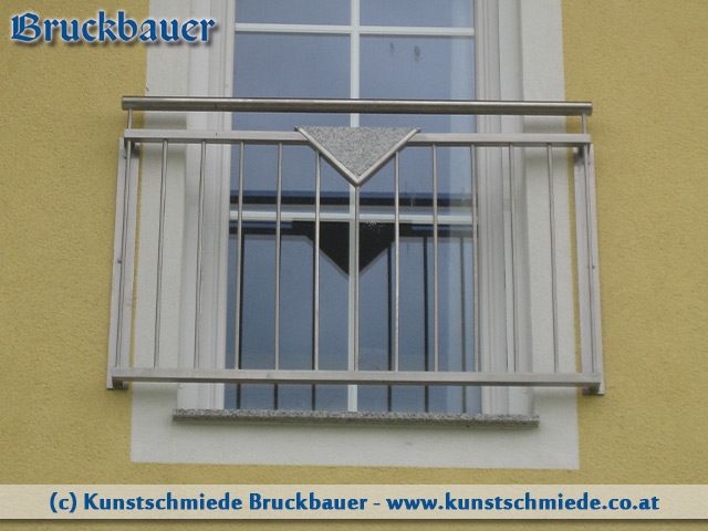 Edelstahl-Balkon