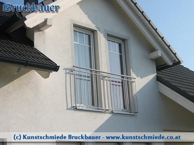 Edelstahl-Balkon