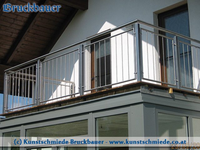 Edelstahl-Balkon
