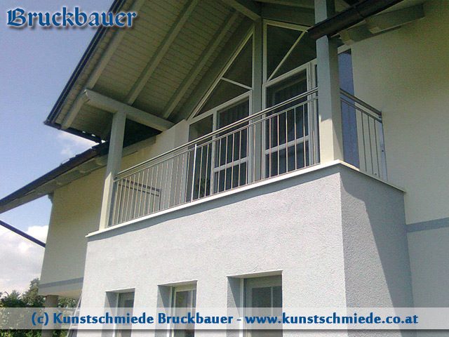 Edelstahl-Balkon