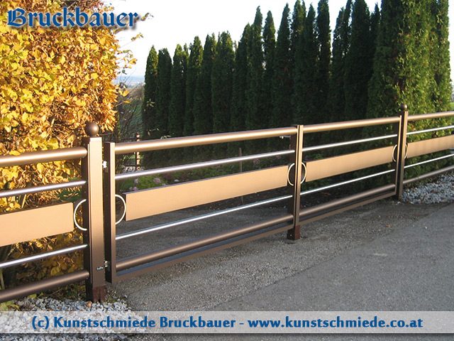 Edelstahl-Zaun