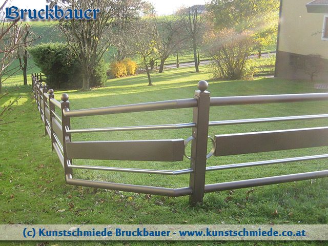 Edelstahl-Zaun