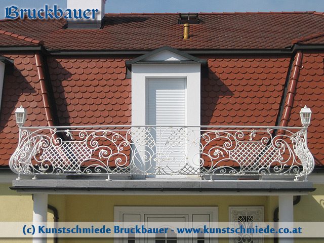 Schmiedeeiserner Balkon