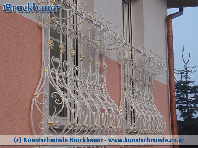 Schmiedeeiserner Balkon