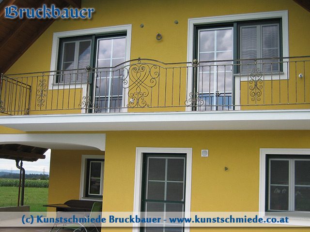 Schmiedeeiserner Balkon